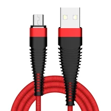 1 м высокопрочный круглый кабель Micro USB кабель нейлоновый плетеный кабель для передачи данных для samsung Galaxy S7 край S6 Xiaomi Redmi Note 5 кабели для мобильных телефонов