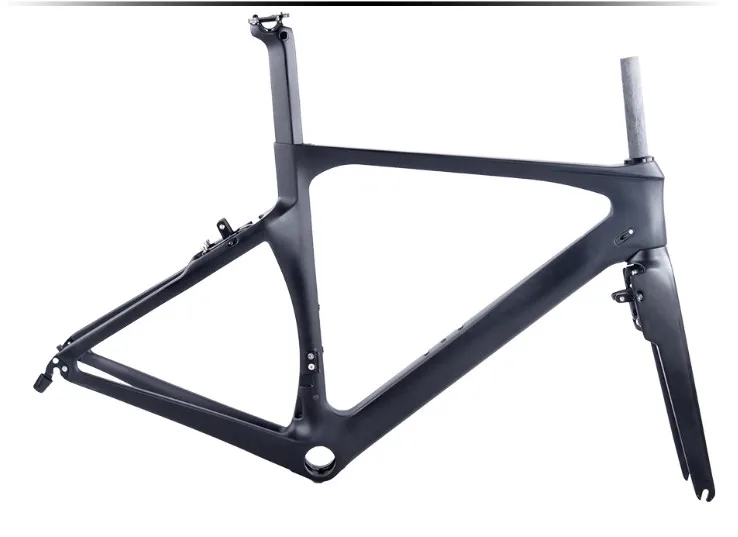 Top 2017-2018 China X brake PF30 BB Aero UD black carbon carbon fiber road bike frame XXS / XS / S / M / L with brake caliper free 5