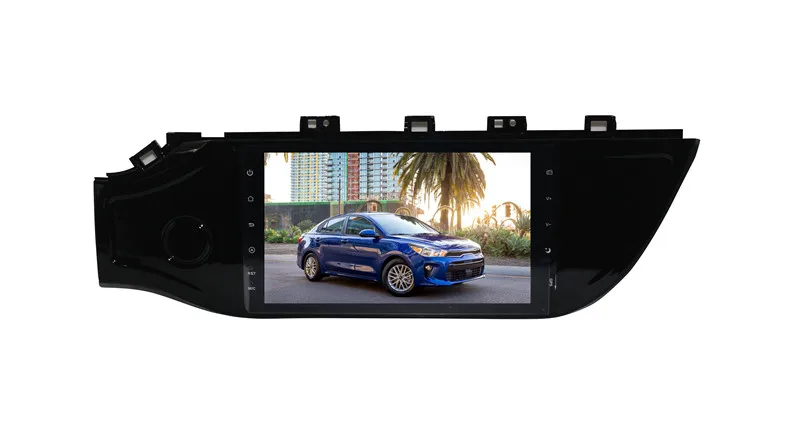 Perfect Android 8 Car No DVD Player GPS Navigation For KIA RIO 4 2017+ Head unit multimedia player radio tape recorder 1 DIN IPS screen 9