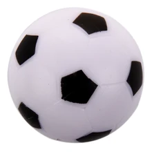 Маленький футбольный настольный футбол мяч пластиковый жесткий Homo logue детская игра черный белый