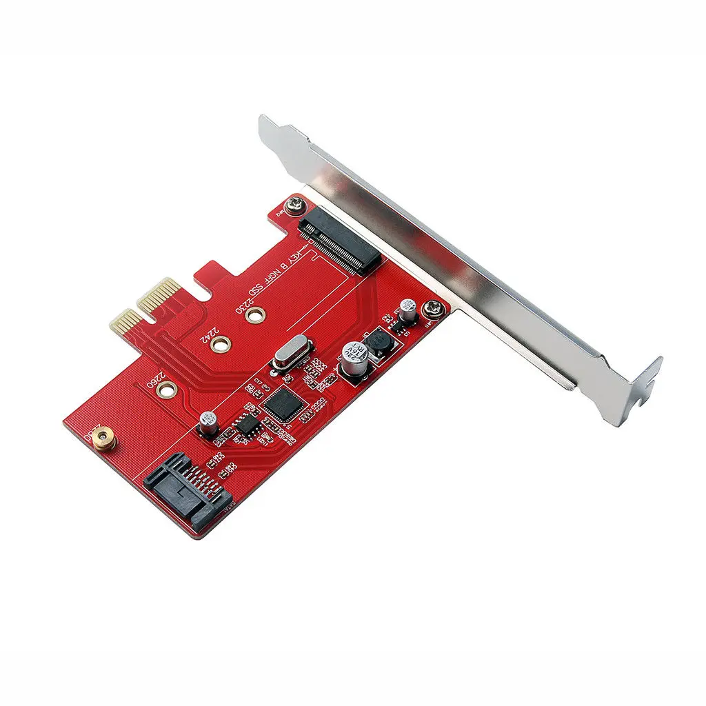 M.2 Pci-E Ssd для Pci-E 3,0X1 и M.2 Sata Ssd для Sata Iii адаптер карты