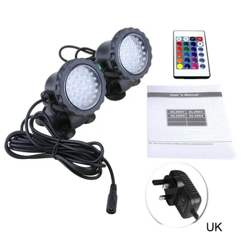 

7 Colors 3.5W DC 12V RGB LED Underwater Fountain Light Swimming Pool Pond Tank Aquarium LED Light Lamp IP67 Waterproof