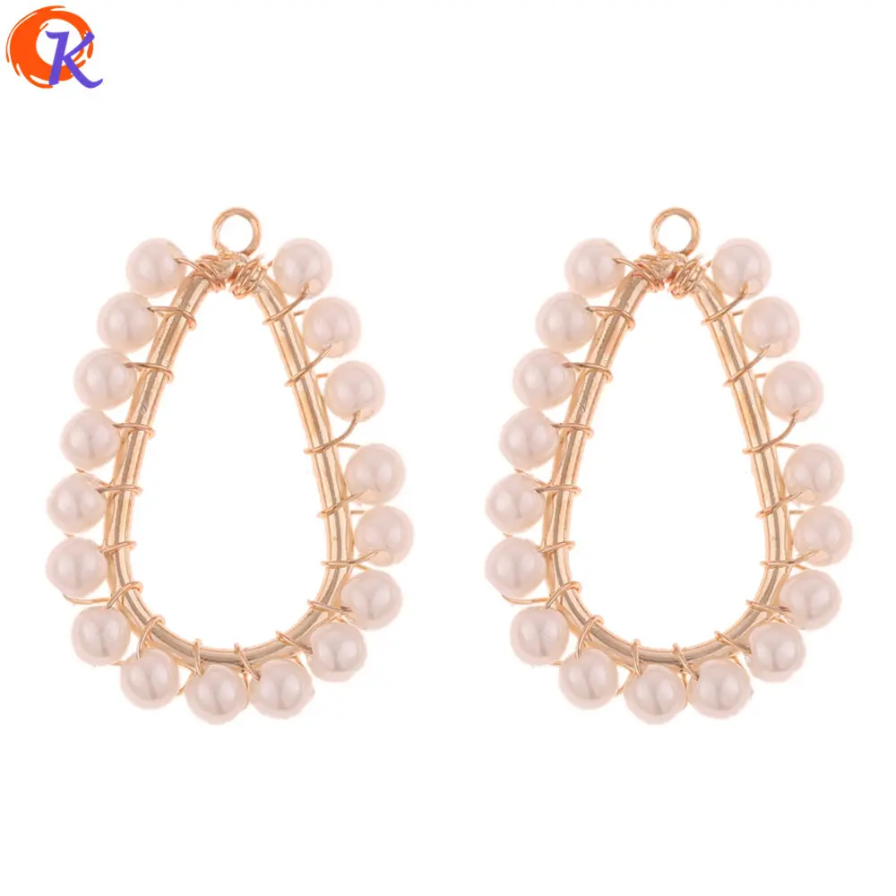 

Cordial Design 40Pcs 20*30MM Jewelry Accessories/Earrings Parts/DIY/Imitation Pearl/Charms Pendant/Hand Made/Earring Findings