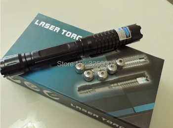 

Super Powerful! 50000m 50w 450nm Blue laser pointer LAZER Flashlight Burning match/dry wood/cigarettes Lazer Torch+Gift Box