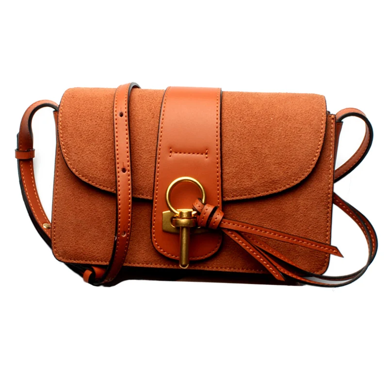 

2017 New High Quality Vintage European Bag Frosted Suface Flap Women's Handbag Cowhide Genuine Leather Bags Girls Black Friday