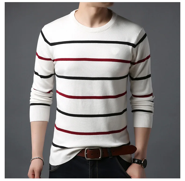 GEJIAN новый модный свитер мужской s пуловер Мужской пуловер Джемперы вязаный шерстяной осенний корейский стиль повседневная мужская одежда