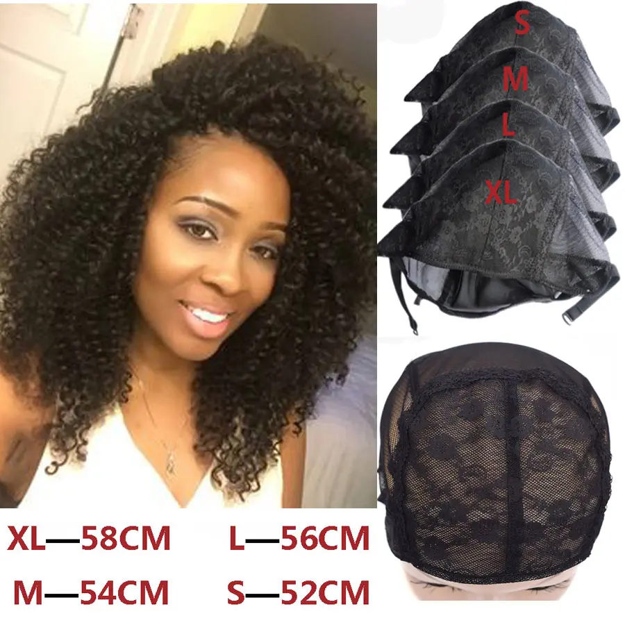 

Alileader Best Wig Cap For Making Wigs Cheap With Adjustable Strap Lace Wig Net Cap Small Weaving Caps For Wig Making Free Ship