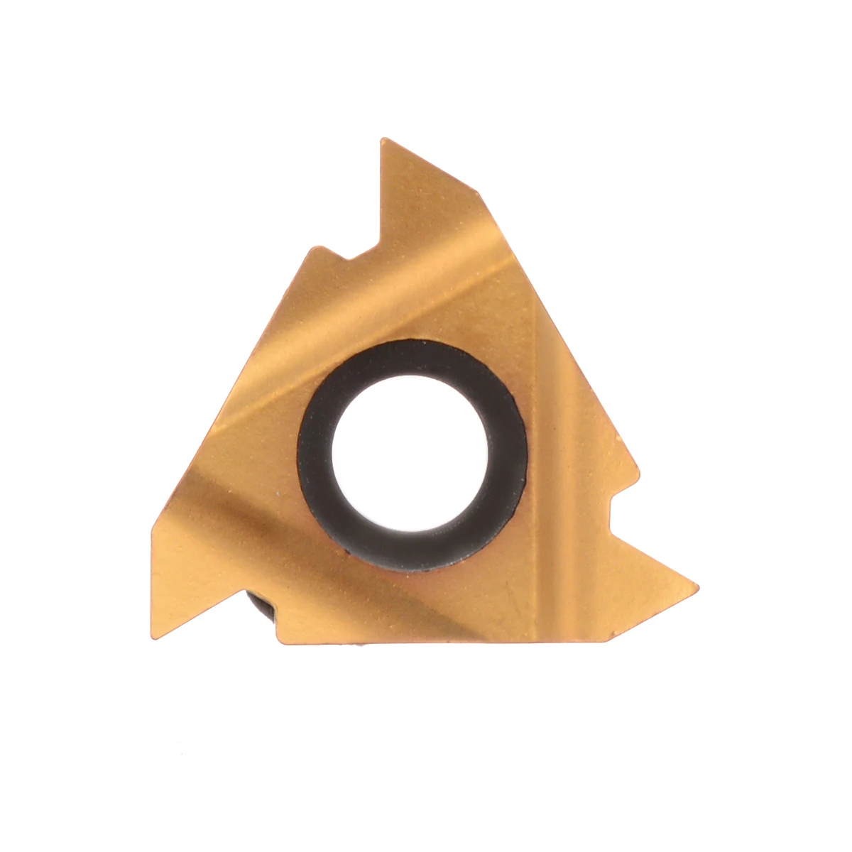 10pcs Golden 16IR AG60 Carbide Insert Blade Metal Turning Tool Lathe Tool CNC Parts Turning Blade Cutter