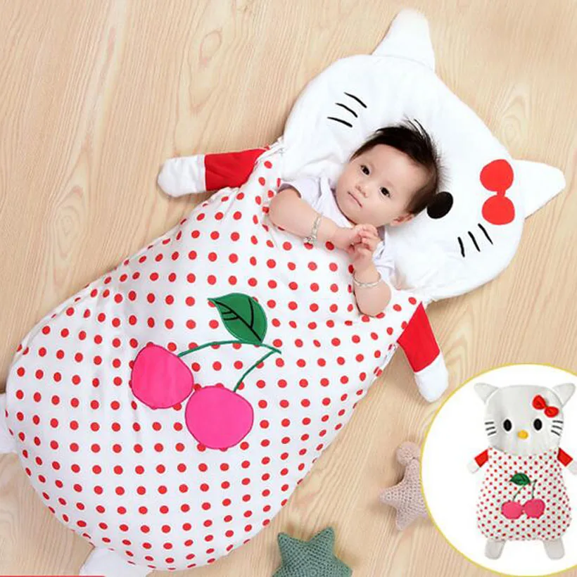 2017 спальный мешок для малышей зимняя одежда для детей ясельного возраста Конверты для малышек новорожденных Коляски Детские спальный