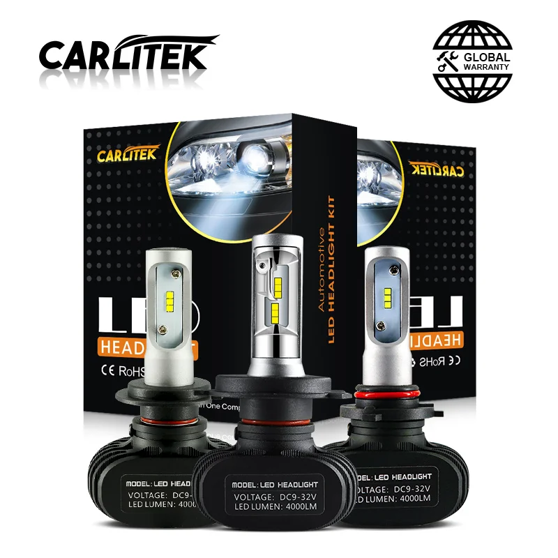 Из 2 предметов 9005 9006 HB4 HB3 светодиодные лампы Conversion Kit с анти мерцания жгут белый 360