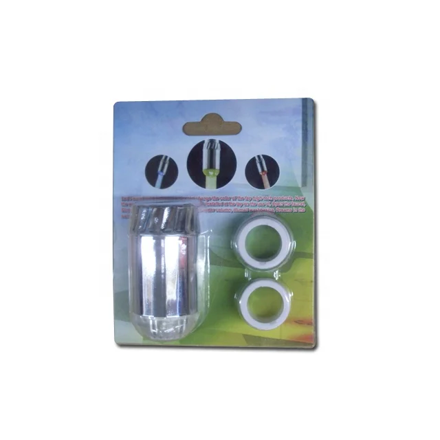 Kitchen/Bathroom Faucet Accessories Aerator Waterfall Bathtub Plastic Kitchen LED Water Faucet Aerator