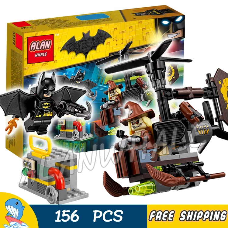 

152pcs Super Heroes Batman Movie Scarecrow Fearful Face-Off 10736 Model Building Blocks Children Gifts Sets Compatible With Lego