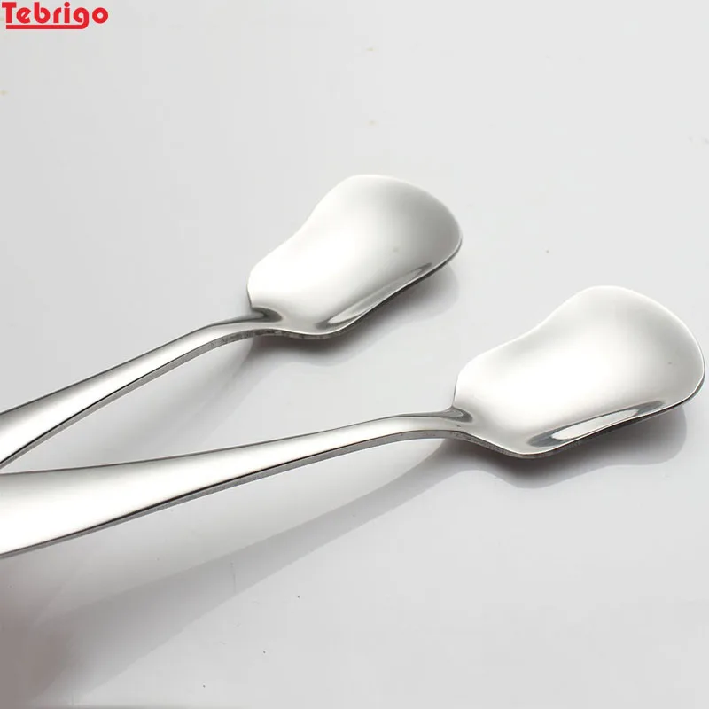 Tebrigo 6 шт./партия ложка для мороженого из нержавеющей стали чайная десертная торта