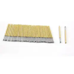 

100 x P100-Q2 1.36mm Dia 4-Point Crown Tip Spring PCB Testing Probes