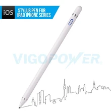 Активный стилус цифровая ручка с 1,45 мм ультра тонкий наконечник для iPad iPhone samsung Планшеты хорошо для рисования и письма живопись