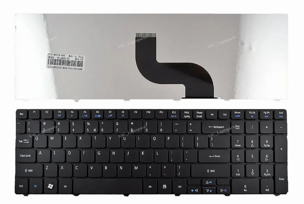 Новая клавиатура США для ACER ASPIRE 5738 5738Z 5739 5740 5740G 5741 5741G 5741Z серии черный ноутбук |
