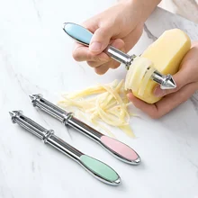 Дома нержавеющей стали рубанок Главная Многофункциональный провода скребок Кухня картофеля дыни нож пилинг нож