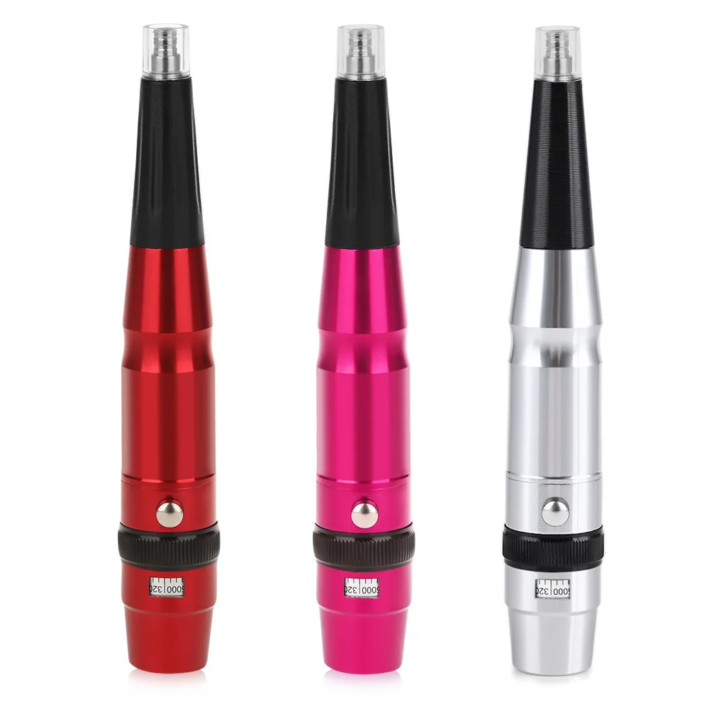 

New Professional Tattoo Permanent Eyebrow Rotary Eyebrow Lip Makeup Machine Pen Kit 10 Needles Mouth Tips Power Supply