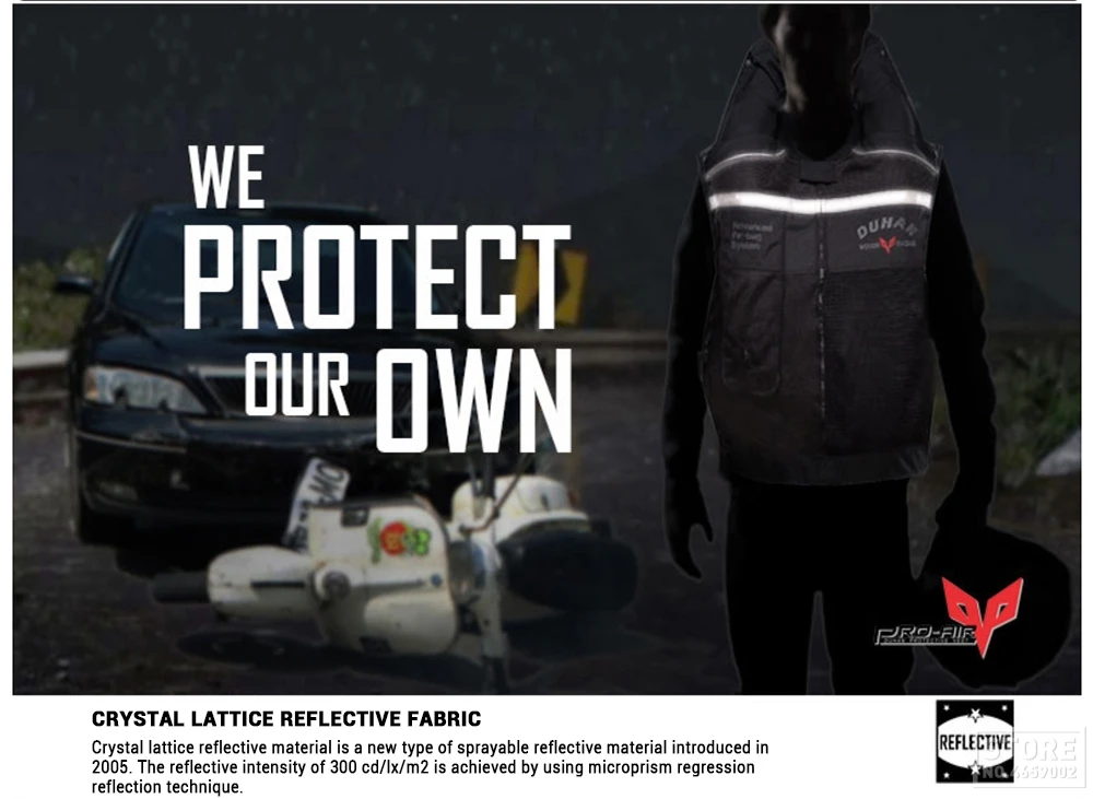 Duhan motocicleta airbag colete cilindro motocicleta jaqueta