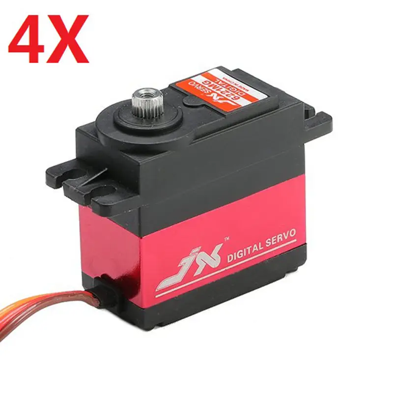 

4X JX PDI-6221MG 20KG Large Torque Digital Standard Servo 360 Degree CW