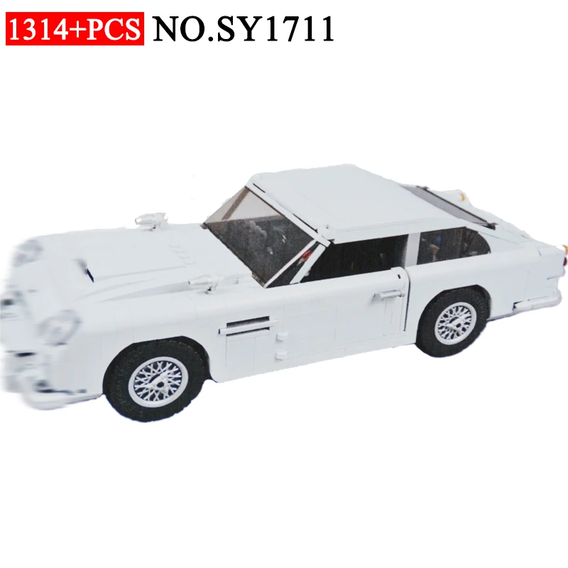 

SY1711 Technic Series The Legoinglys 10262 Aston Martin DB5 Set Building Blocks Bricks Kids Car Model Gifts Toys For Children