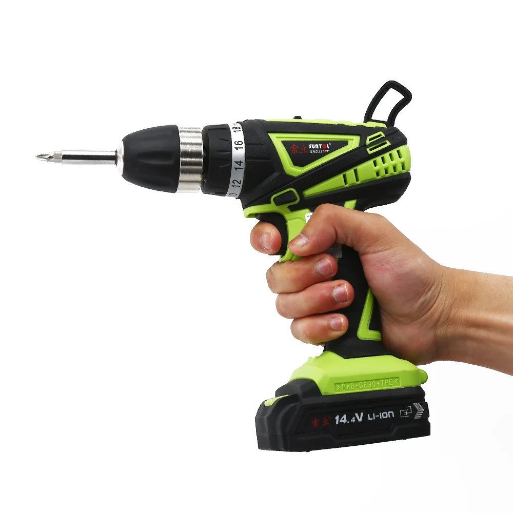 

SUNTOL 12V Multi-function Lithium-ion Battery Electric Drill Screwdriver Power Tool