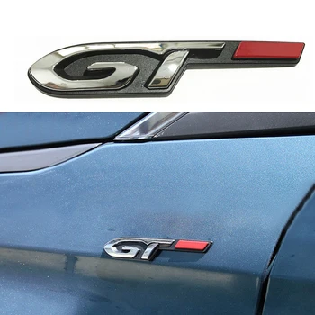 

1-5 pcs GT Line Letters Badge Sticker For Peugeot 2008 607 608 505 307 301 208 206 3008 308 4007 5008 Car Trunk Side Logo Decals