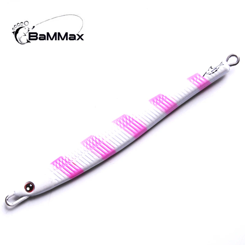 Bammax Fishing Lure 38.4g 10.8cm Metal Sequins Lures jig Spoon Lure shore jigging Spinner Bass hard Bait Iron Artificial tackle Bammax Fishing Lure 38.4g 10.8cm Metal Sequins Lures jig Spoon Lure shore jigging Spinner Bass hard Bait Iron Artificial tackle