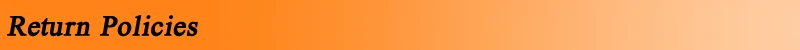Return Policies