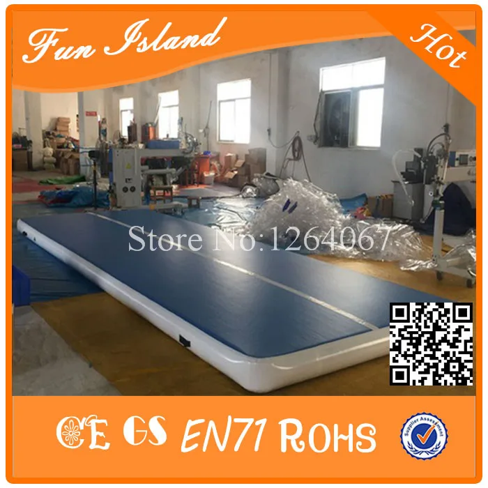 Free Shipping 0.9mm PVC 15x2m Inflatable Airtrack,Inflatable gym Mat ,Inflatable Air Tumble Track For Gymnastic Training