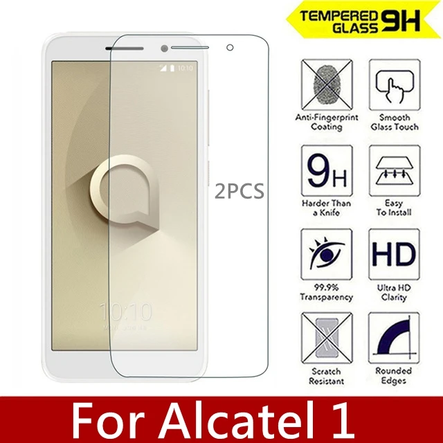 2 шт./лот 9H 2.5D закаленное стекло с защитой от царапин для Alcatel 1 ультратонкая защита