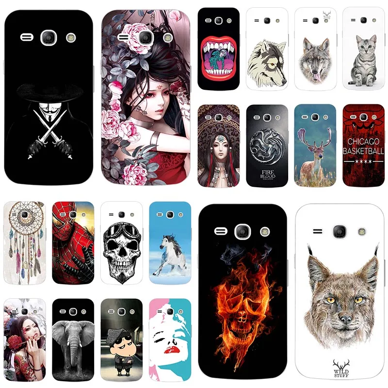 

Fashion Soft TPU Case For Samsung Galaxy Star Advance G350E G 350E 4.3" Case Cover HD Print Cartoon Patterned Phone Fundas Cases