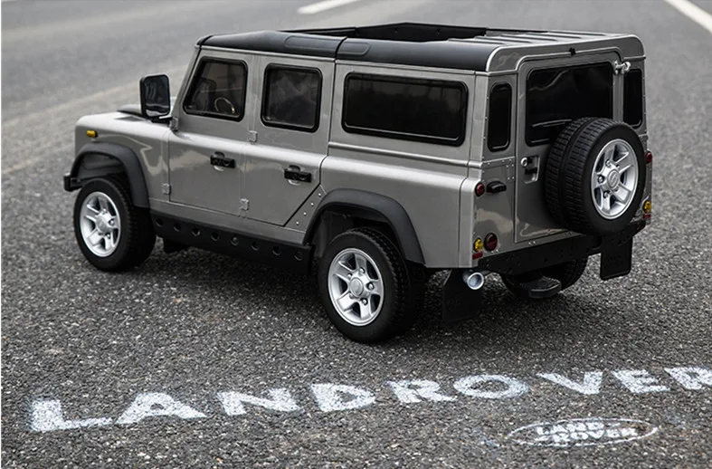 Ridgepole Maxinkuan Land Rover, Детский электромобиль, детские игрушки, автомобильный пульт дистанционного управления, четыре колеса, качели, можно сидеть, ребенок - Цвет: SILVER