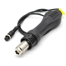 Тепловая пушка, фен для волос с горячим воздухом, паяльная фен-пушка с ручкой для 858 858D 8858 8586 878 BGA, паяльная станция, ремонтная сварка