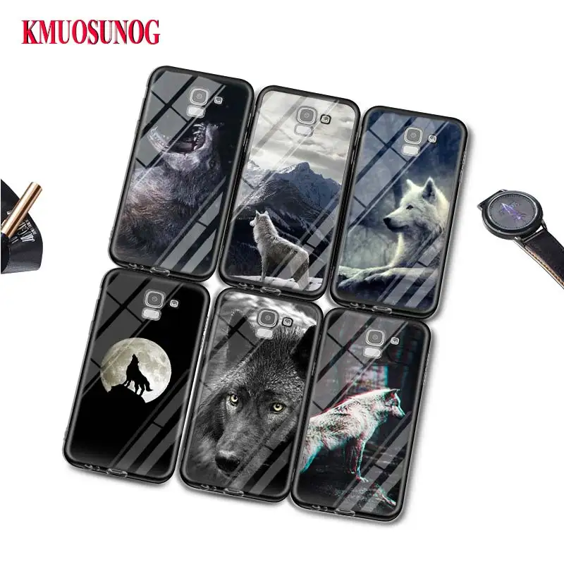 

Black Silicone Case Angry Wolf Wolves King for Samsung Galaxy j8 j7 j6 j5 j4 j3 Plus Prime 2018 2017 2016 Phone Bag Cover