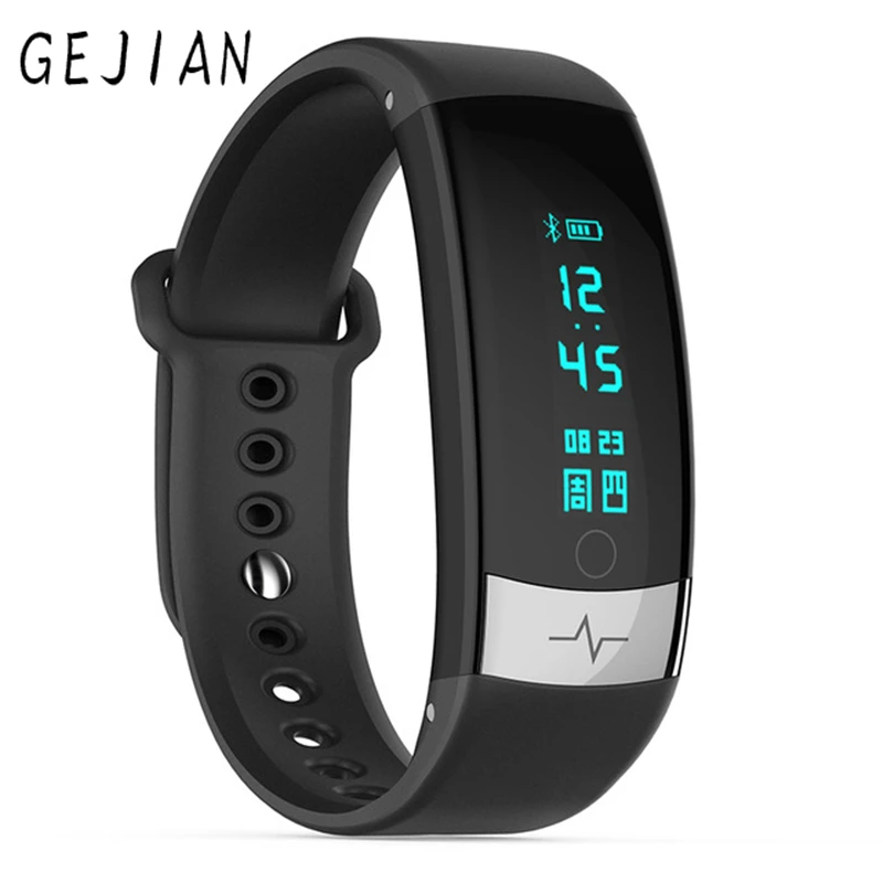 

Smart Bracelet QS03 Waterproof Sport Tracker Wristband Sleeping ECG Heart Rate Monitoring Calorie Pedometer Smart Watch Men