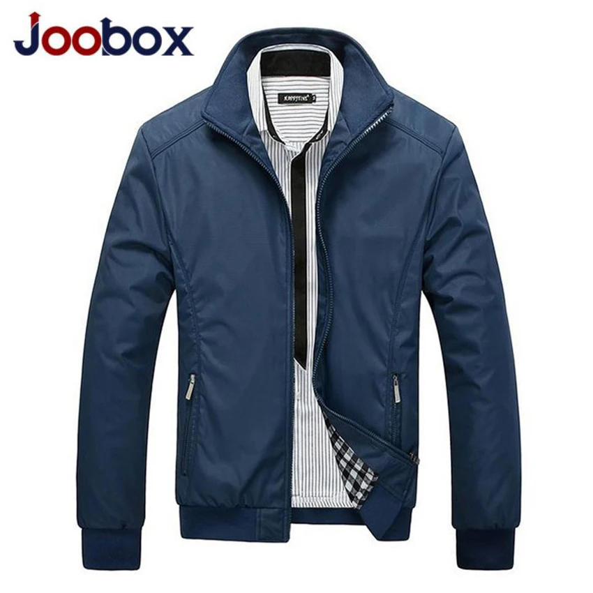 

JOOBOX Spring Autumn Casual Mens Jackets Plus Size 5XL jaqueta masculina Sportswear Bomber Jacket Mandarin Collar Jacket homme