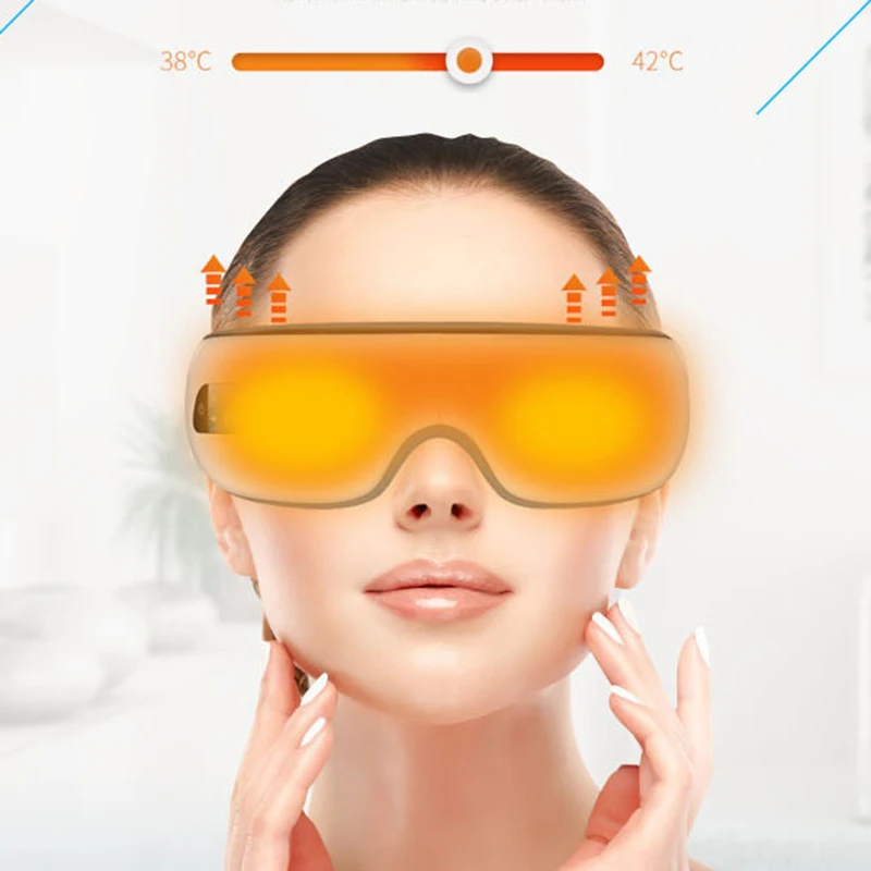 Pressão de ar Proteger a Visão Bluetooth Música Elétrica Olho Massageador Compressa Círculos Escuros Remover Magnético Distante-infravermelho Cuidados 3 Cheap Utensílios de cuidado facial