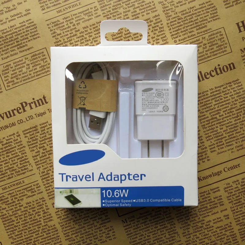 Wholesale 100 sets/Lot US Plug 2A Wall Charger AC Adapter