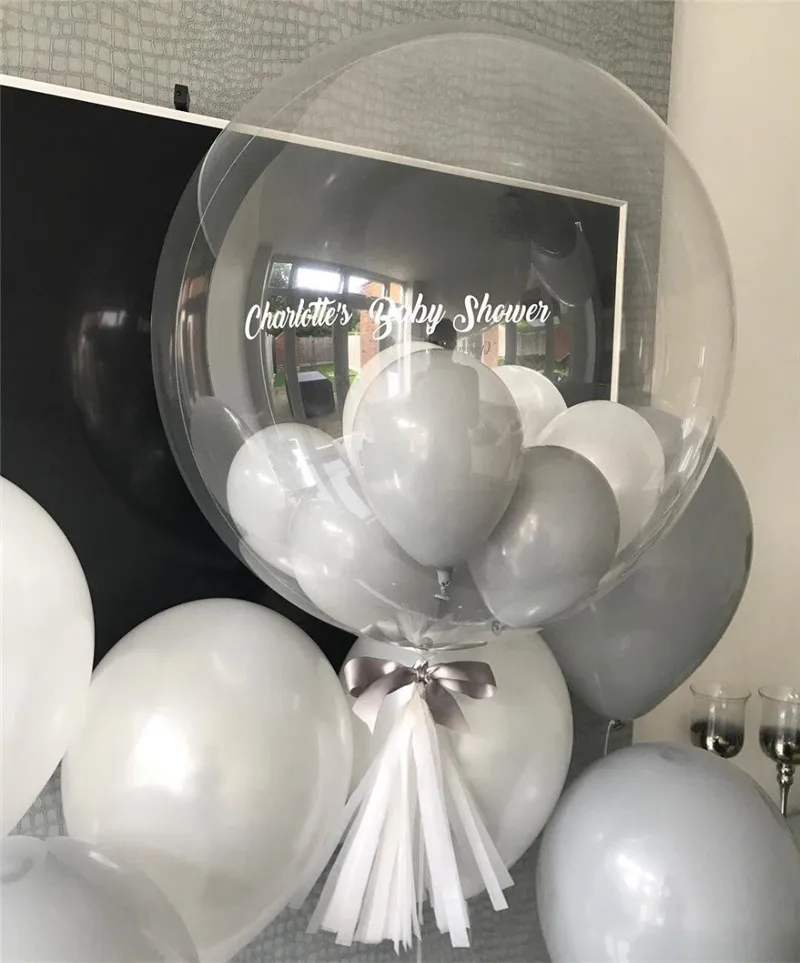 10 шт. 18 дюймов без морщин прозрачные DIY баллоны с гелием Globos день рождения принадлежности для украшения свадебной вечеринки пузырь шар подарки