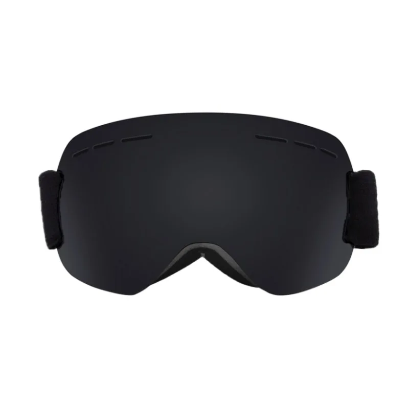 Брендовые лыжные очки двухслойные UV400 противотуманные большие Лыжные маски очки для катания на лыжах унисекс снежные очки для сноуборда - Цвет: B