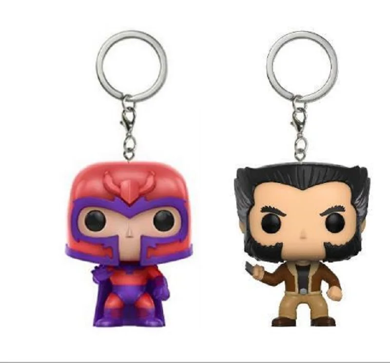 

2019 Hot New Funko POP MERMAID MINIONS CHUCKY MAGNETO TINKER BELL DUSTIN Collection Keychain action Figure Toys for children