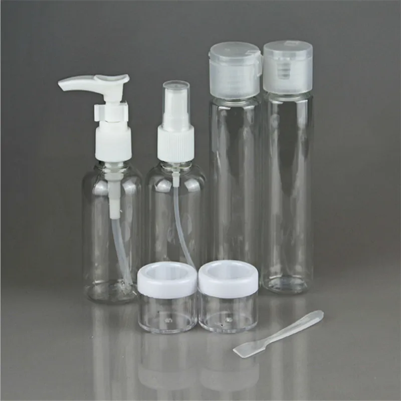 Праздничный набор с прозрачным пластиковым материалом 7 шт. пустых трубок