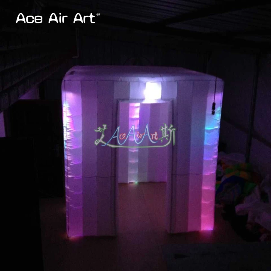 Классическая напольный надувные photo booth, куб палатка, digital photo киоск для свадьбы Аренда для Чили