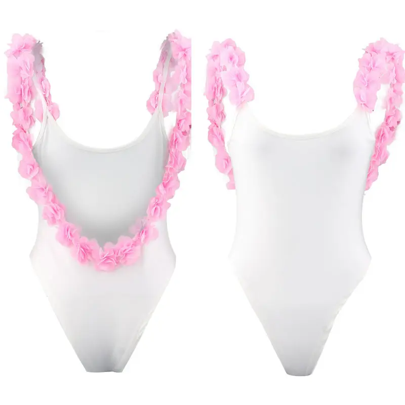 

Patchwork Floral Backless Swimwear 2017 New Women Summer One Piece Monokini Suit Bathing Beach Bikini Up Padded Beachwear