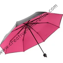 Анти-нержавеющие зонты, три раза, летний зонтик, открытый, ветрозащитный, сумка зонтик, УФ-защита, розово-красное покрытие, цвет пантон