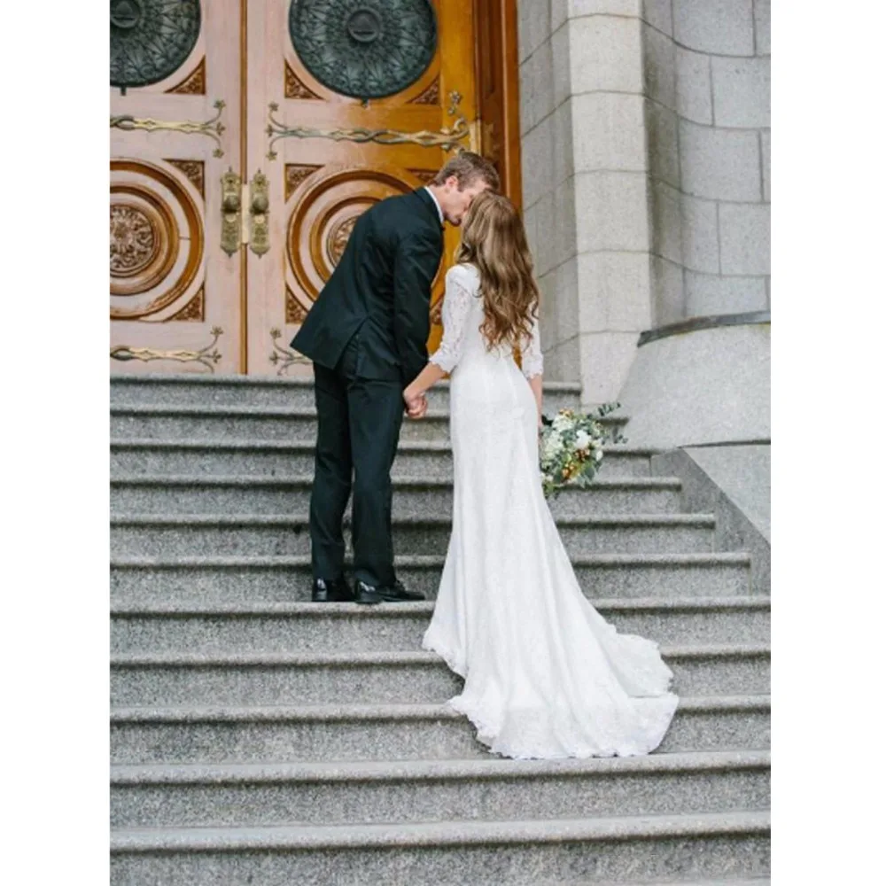 vintage-modest-wedding-dresses-with-long (1)