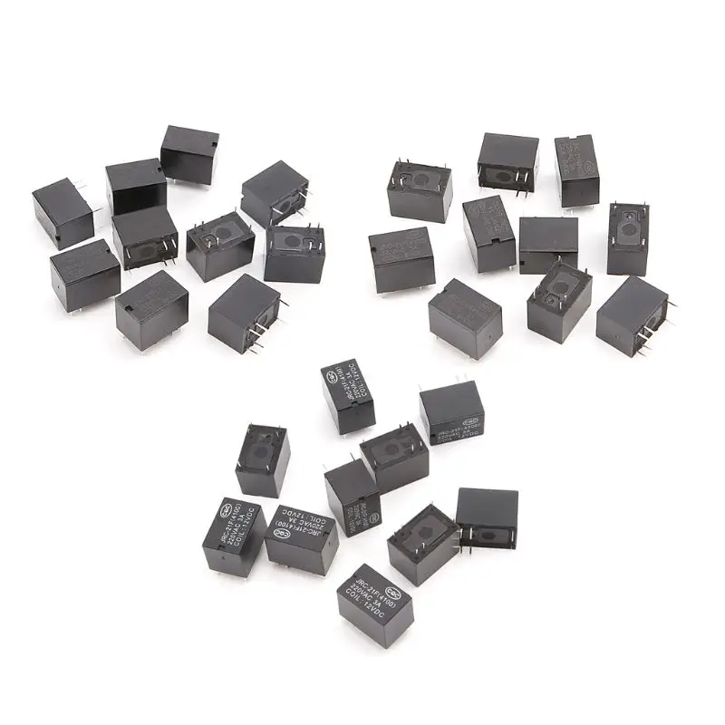 10pcs JRC 21F 4100 DC Mini Power Relay 6 pin PCB Mount Circuit Board ...