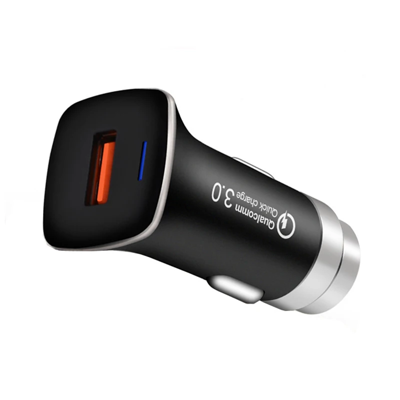 Автомобильное зарядное устройство для телефона 5 В 3 1 А QC3.0 BKSS2 9-12 огнестойкое PC Micro