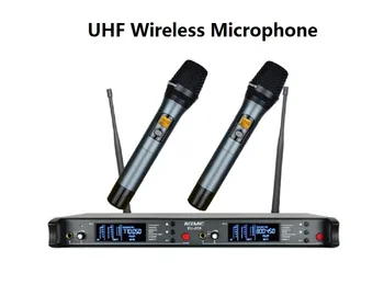 

Bolymic UHF Professional Dual true Diversity wireless microphone microfoon draadloos